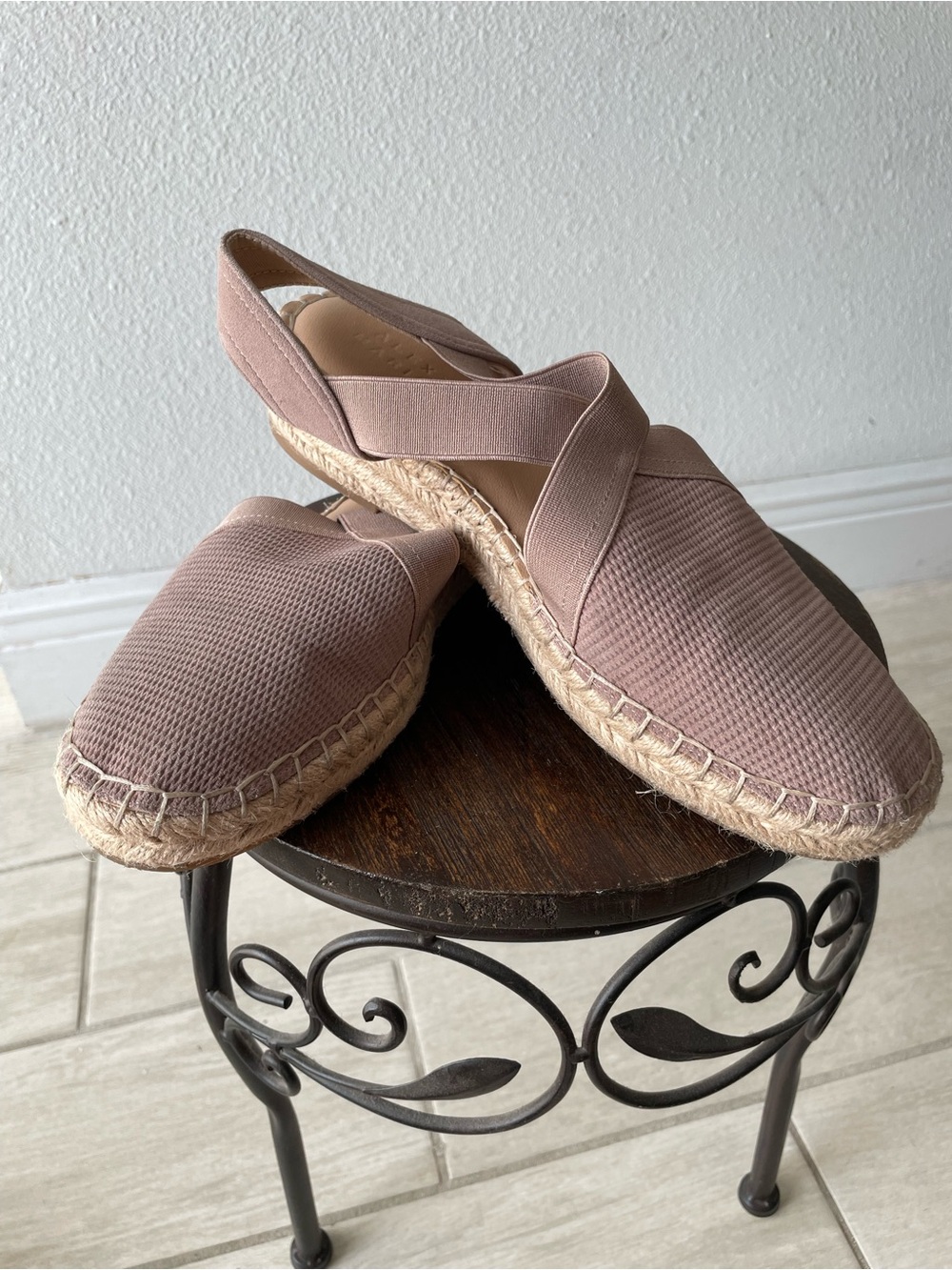 Women’s Slingback Espadrilles in Mauve